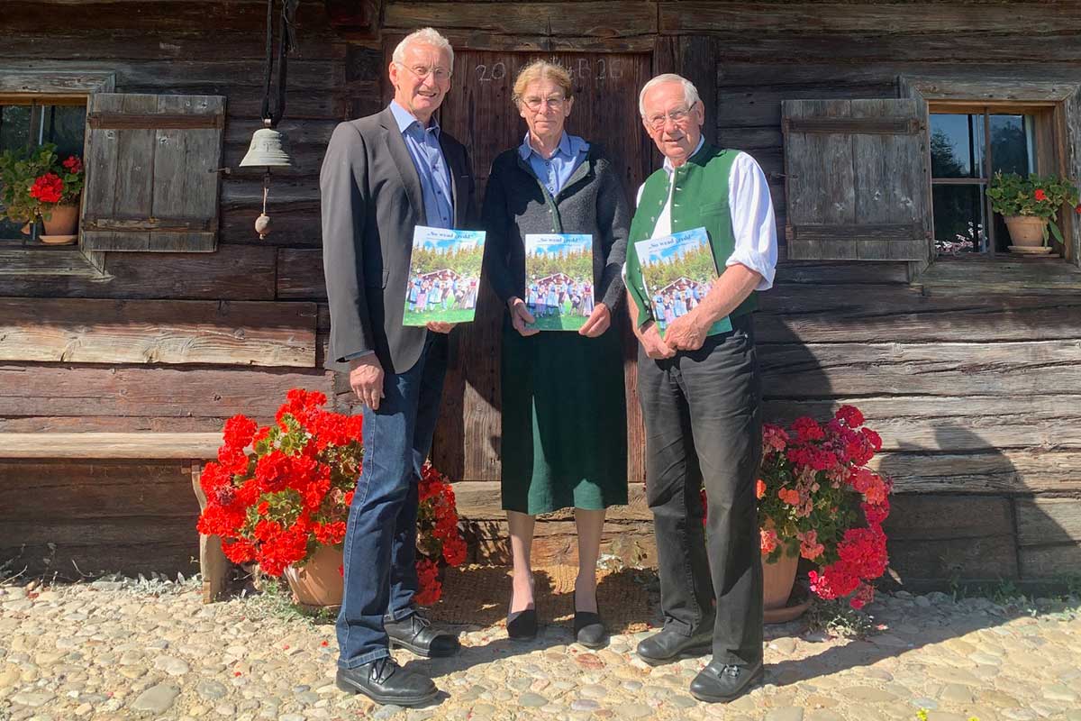 Schosch Baumgärtner, Marianne Hauser und Hans Müller